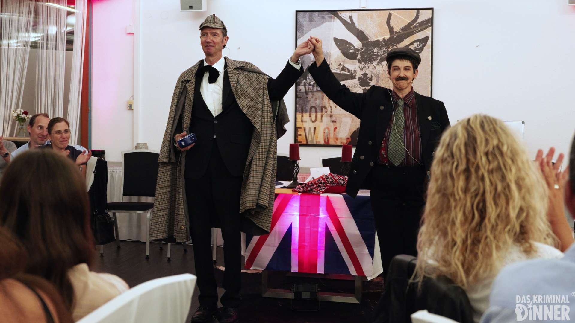 Applaus beim Firmenevent